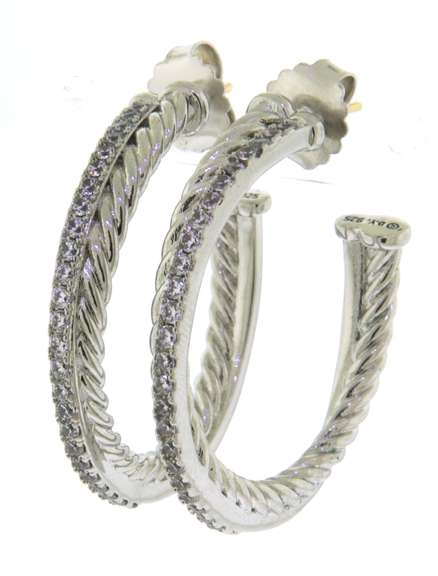 Sterling Silver Hoop Earrings