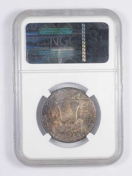 MS64 1949-S Franklin Half Dollar - TONED - Graded NGC