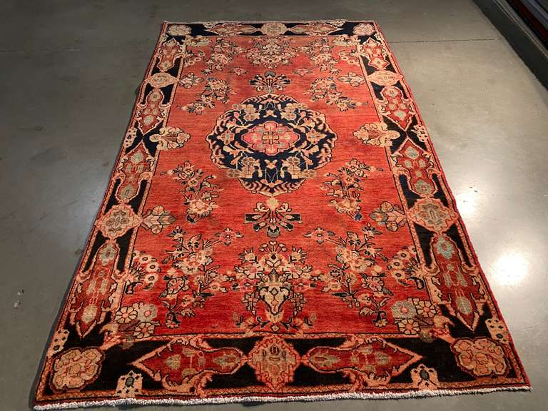 STUNNING VINTAGE PERSIAN RUG 4.7x7.6