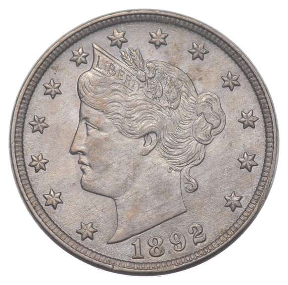 1892 Liberty V Nickel