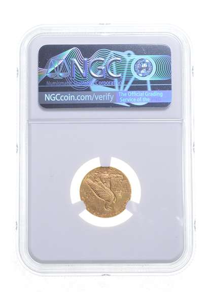 MS62 1927 $2.50 Indian Head Gold Quarter Eagle - Graded NGC