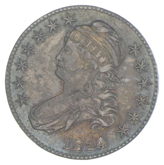 1824/1 Capped Bust Half Dollar - O.101