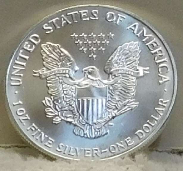 1993 Unc Silver Eagle, 1 oz 999 fine
