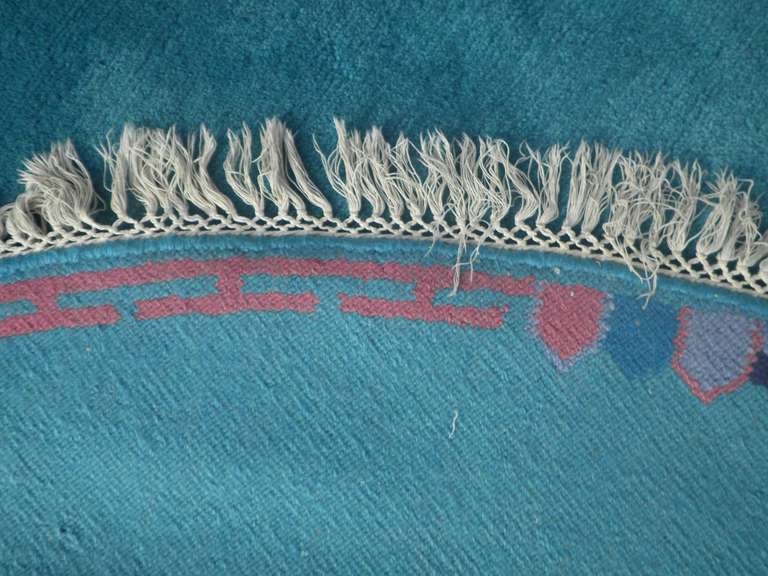 Handmade Round Chinese 7.5x7.5