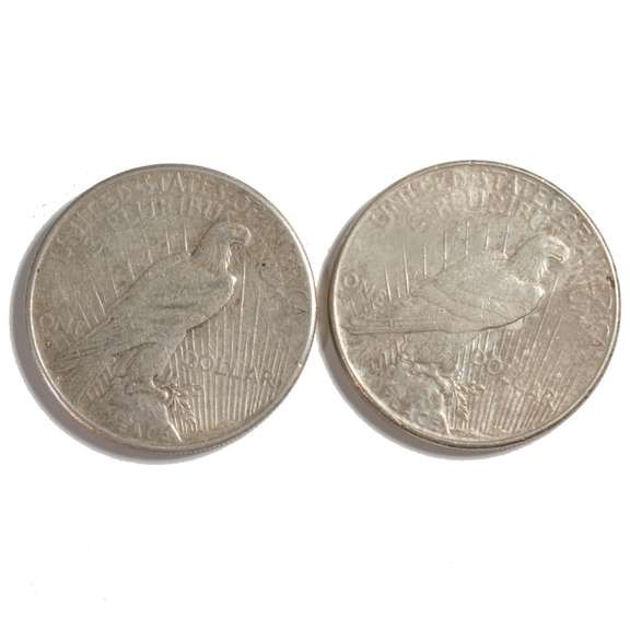 1927 S &1928 S Peace Dollars