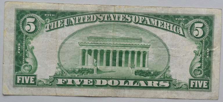 Popular $5 1934 A North Africa Emergency Issue Silver Certificate