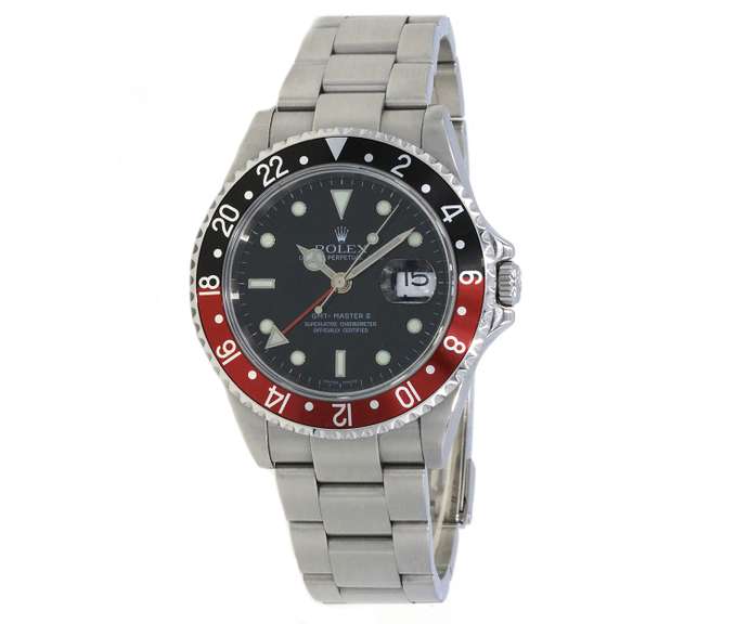 Rolex GMT Master II 40mm with Black and Red Bezel Watch