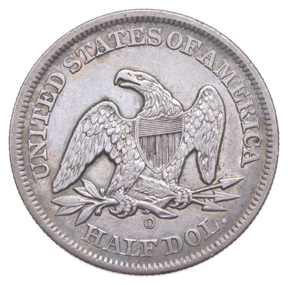1855-O Seated Liberty Half Dollar