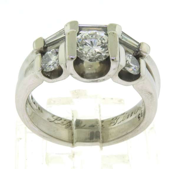 Masterpiece Platinum 1.15cts Diamond Wedding Set