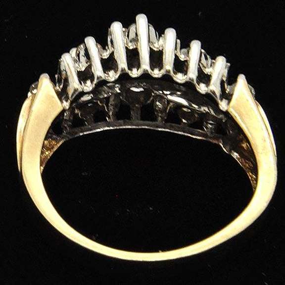 Vintage Ladies 14kt Gold 1ctw Diamond Ring