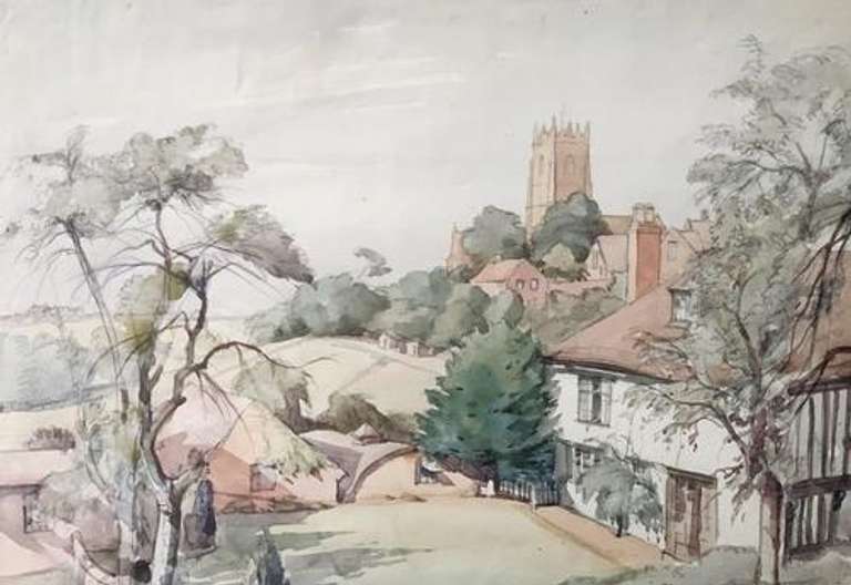 C.W. Taylor Framed Lithograph C.W. Taylor