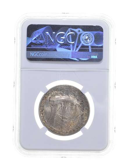 MS65 1920 Pilgrim Tercentenary Commemorative Half Dollar - CAC - NGC