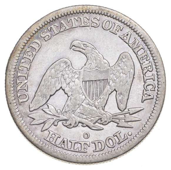 1845-O Seated Liberty Half Dollar