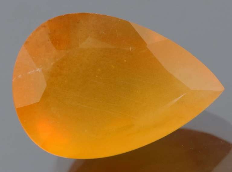 Top amber color! 8.76ct Mexican Fire Opal