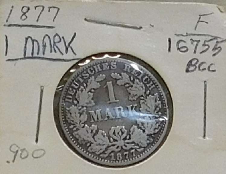 Germany: 1877 Sil 1 Mark