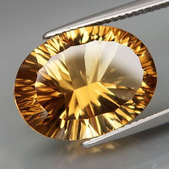 Brilliant 8.22ct natural amber Citrine