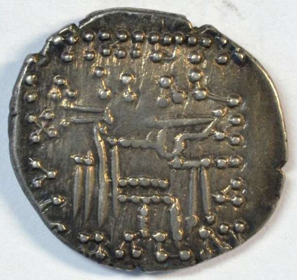 Impressive Parthia Silver Drachm of Vologases VI, 208-228 AD