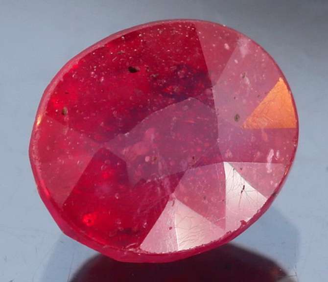Sumptuous 4.95ct top blood red Ruby