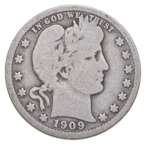 1909-O Barber Quarter