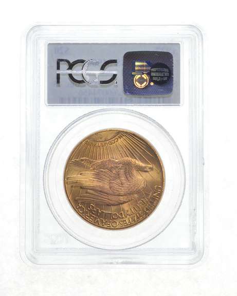 MS66 1927 $20 Saint-Gaudens Gold Double Eagle - Graded PCGS