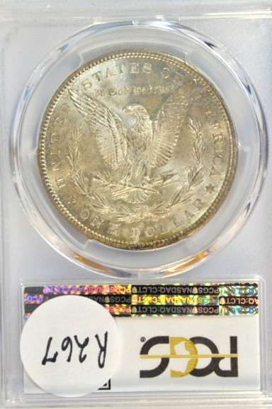 Lovely nearly Gem BU 1880-S Morgan Silver Dollar. PCGS MS64