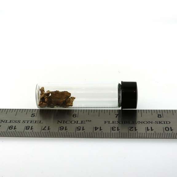 Vial of 100% Pure Gold Nuggets
