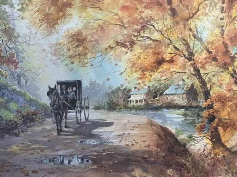 Jess Hager Lithograph On Paper Jess Hager