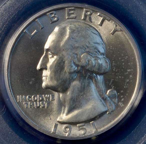 1951-D Washington Quarter PCGS MS66.
