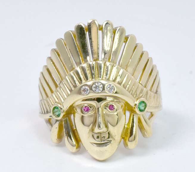 14KT Yellow Gold Chief Ring