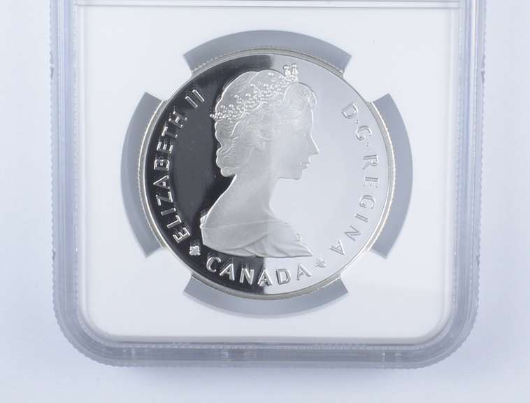 PF70 UCAM 1985 Canada $1 Silver - National Parks Centennial - NGC
