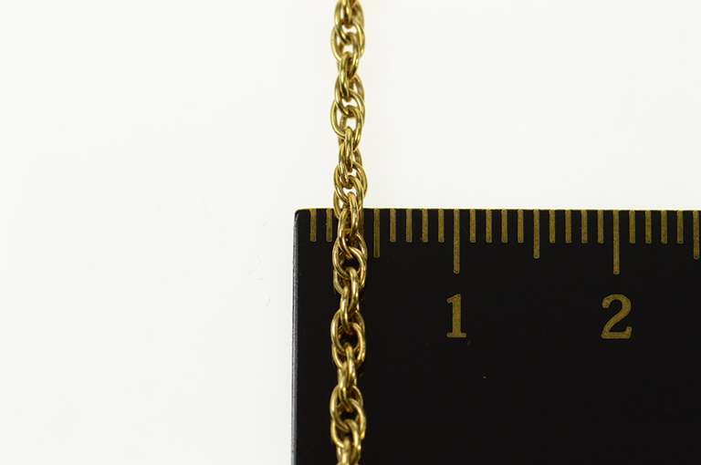 14K Yellow Gold 2.0mm Retro Rolling Cable Link Rope Chain Necklace