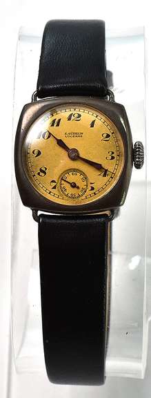 E. Gübelin Hallmark Silver Wrist Watch