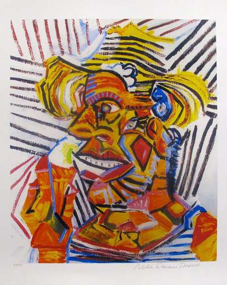 Pablo Picasso, Man With Straw Hat