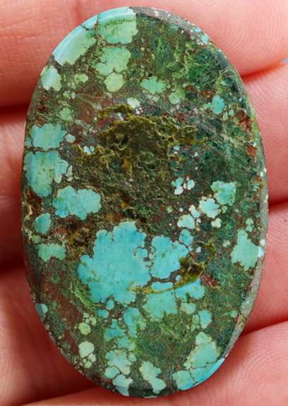 Huge! 70.50ct well marbled robbins egg blue Turquoise