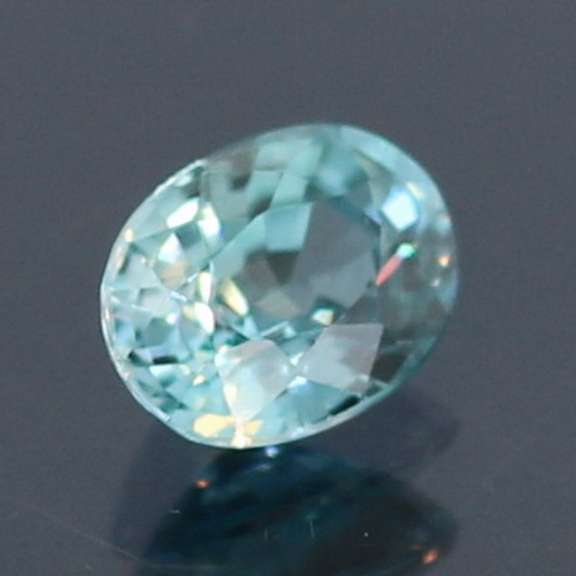 Brilliant! 2.06ct diamond luster blue Zircon