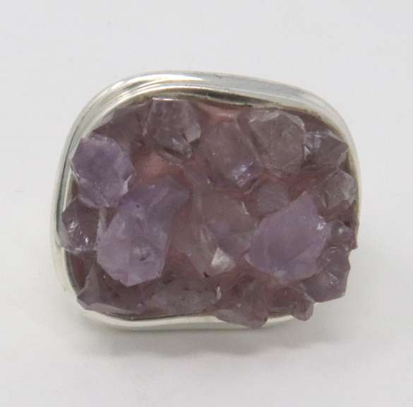 Amethyst Sterling Silver Signed Ring