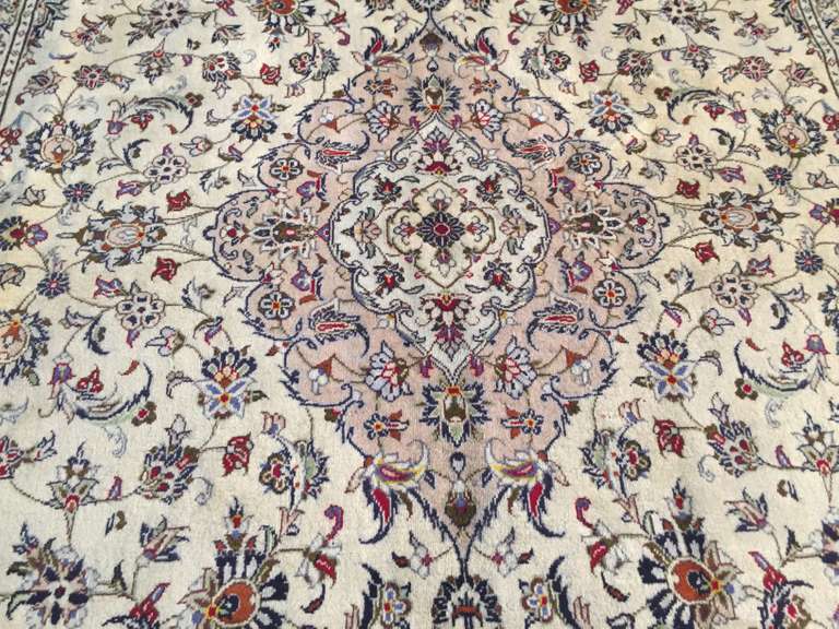 STUNNING PERSIAN KASHAN RUG 7.8x 12.1