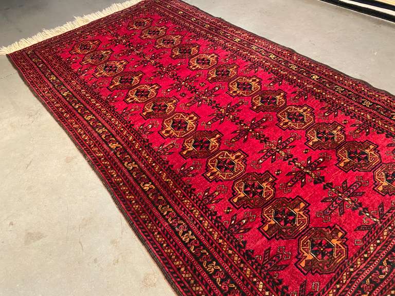 EXQUISITE AFGHAN TURKMAN 3.8x6.9