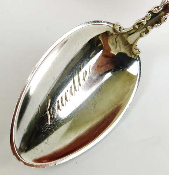1903 Sterling Silver Spoon, Engraved Lucille