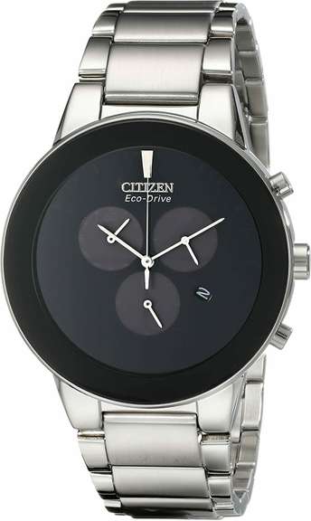 Citizen Eco-Drive Black Dial Mens Watch. New In Box.