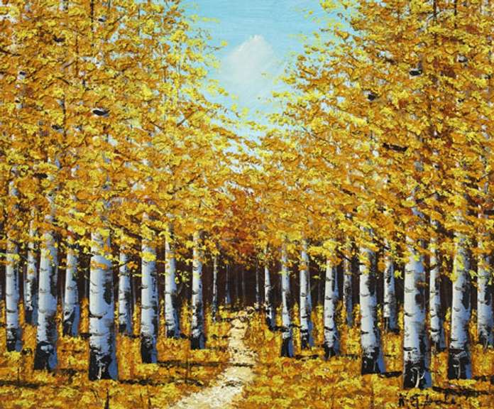 EXCEPTIONALLY BEAUTIFUL PAINTING ON CANVAS