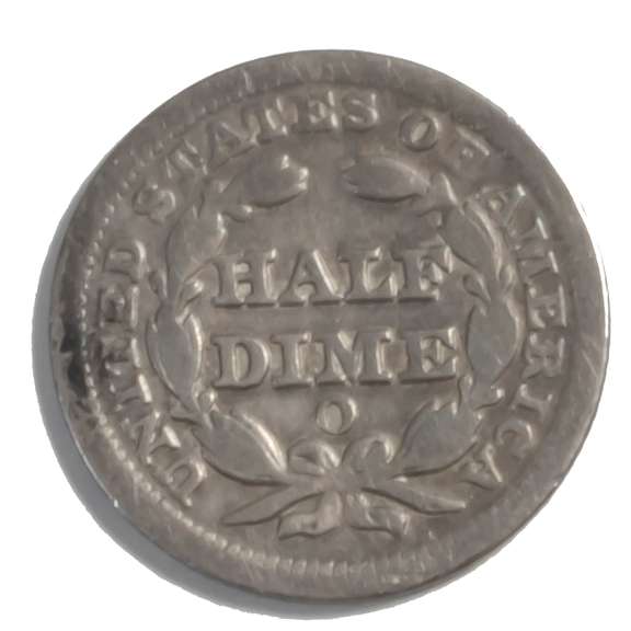 Scarcer 1849 O Seated Half Dime