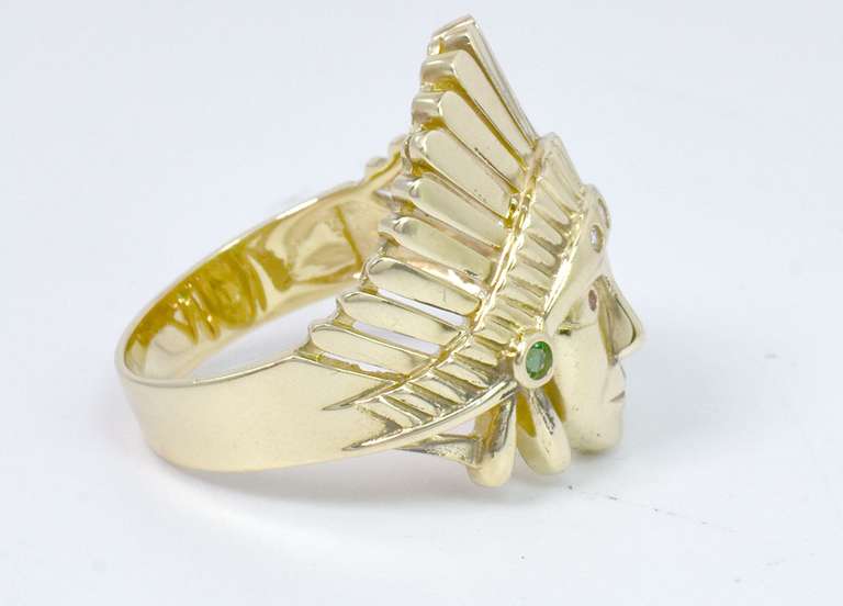 14KT Yellow Gold Chief Ring