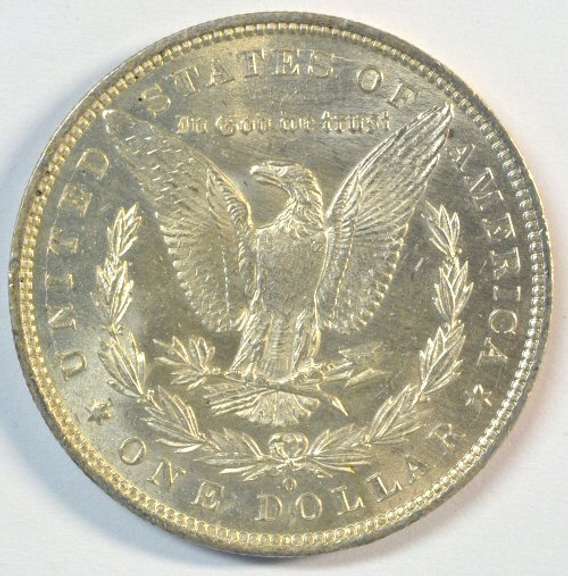 Lovely BU 1887-O Morgan Silver Dollar. Better date