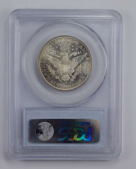 MS63 1893-S CAC Barber Half Dollar - Graded PCGS