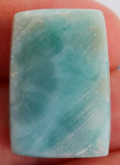 Collectors 33.09ct cloud blue Larimar cabochon