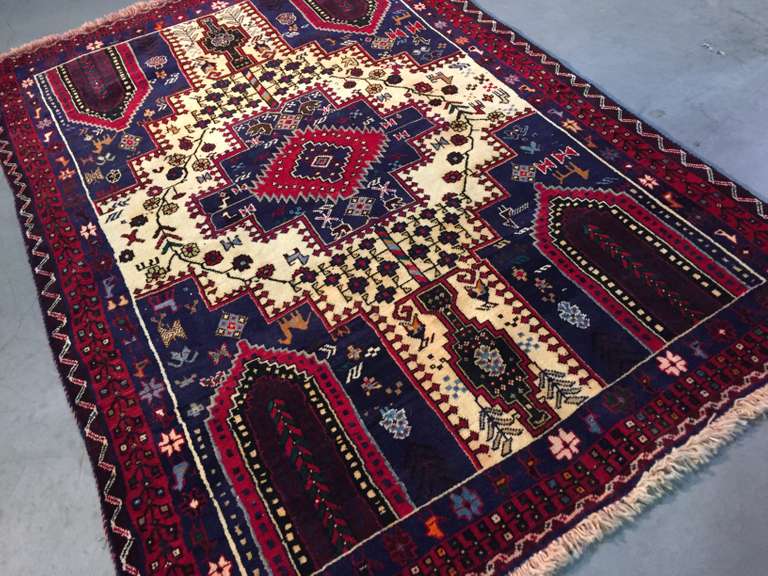AUTHENTIC PERSIAN SAROUK RUG 5x7