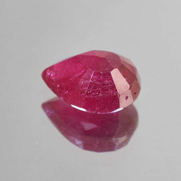 Huge 17.00 Carat Pear Cut Ruby Loose Gemstone!