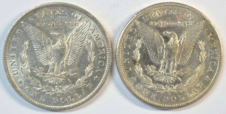 Real flashy 1889-O & 1897-S Morgan Silver Dollars