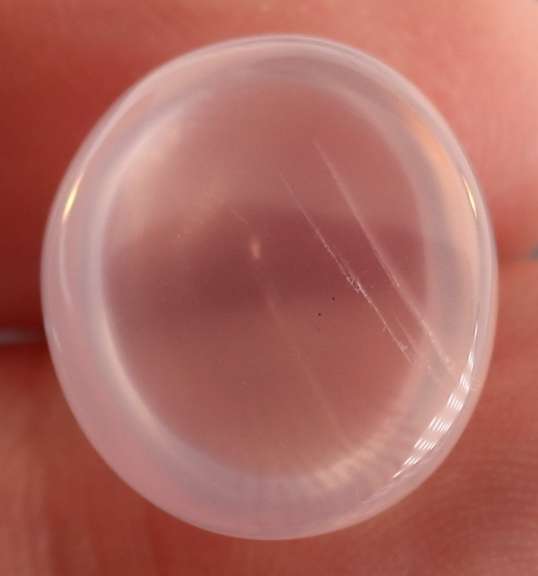 Glowing! 15.02ct powder pink Rose Quartz cabochon